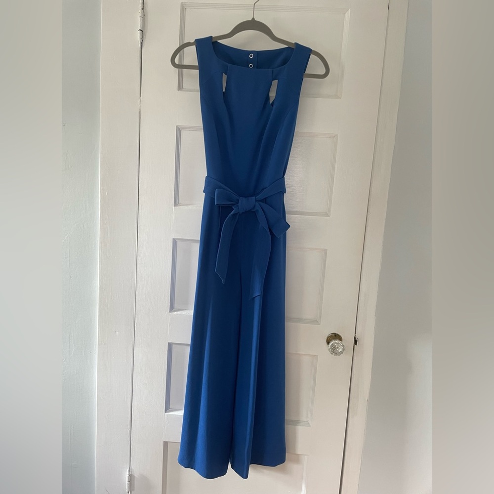 Stylish Blue Sleeveless Jumpsuit